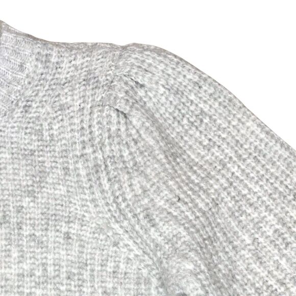 Antonio‎ Melani NWT Light Heather Gray Ashwin Knit Sweater Size M Chunky Cropped - Picture 3 of 10